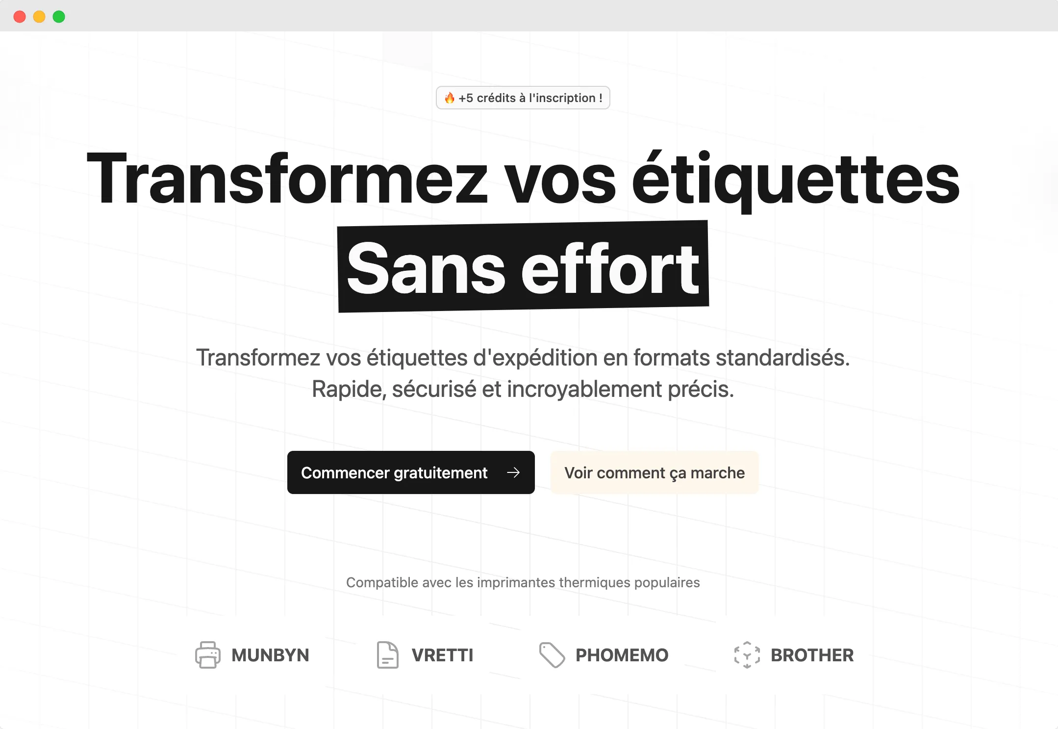 Une conversion automatique de vos étiquettes d'impression !