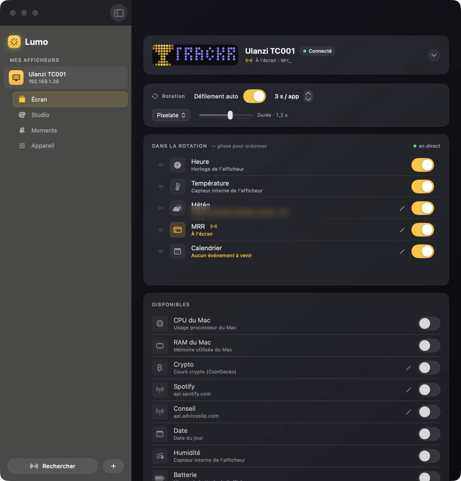 Lumo sur Mac